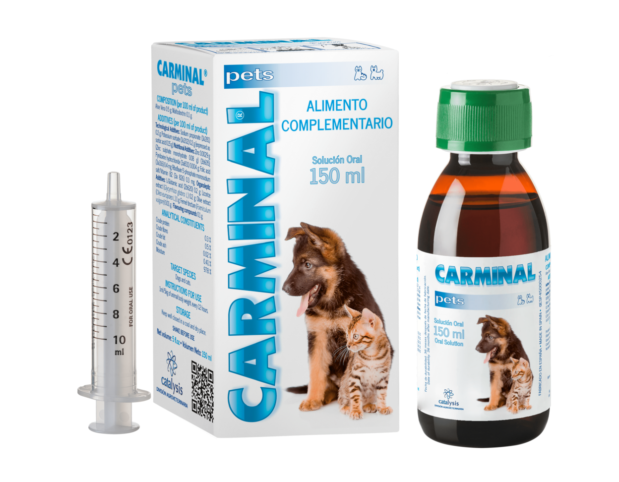 Carminal Pets 150 mL Suspensión Oral ( Apoyo Gástrico )
